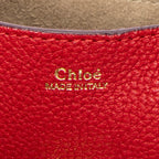 Shoulder Bag Mini Drew Red Goatskin Leather