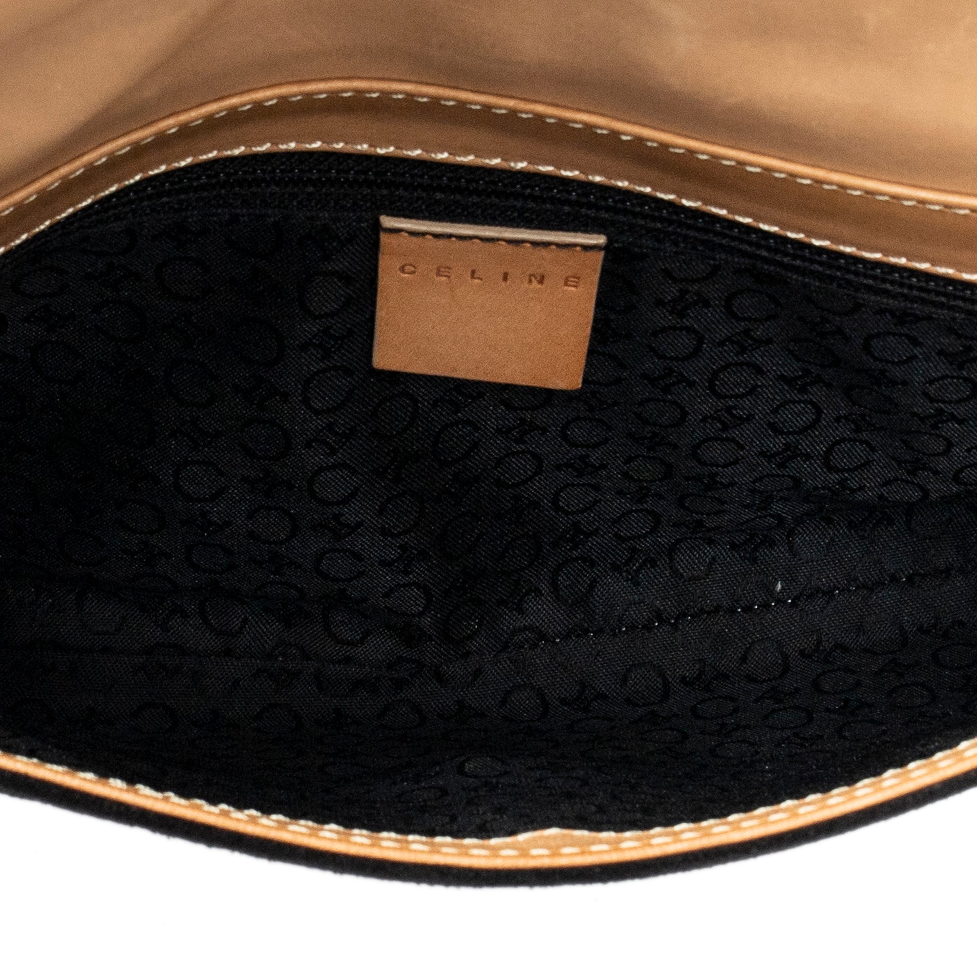 Shoulder Bag Vintage C Macadam Shoulder Bag Black Calfskin Leather