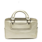 Handbag Boogie Bag Light Gold Grained Calfskin Leather