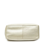 Handbag Boogie Bag Light Gold Grained Calfskin Leather