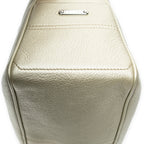 Handbag Boogie Bag Light Gold Grained Calfskin Leather
