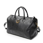 Travel Bag Vintage Medium Travel Boston Black Diorissimo Coated Canvas