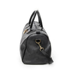 Travel Bag Vintage Medium Travel Boston Black Diorissimo Coated Canvas