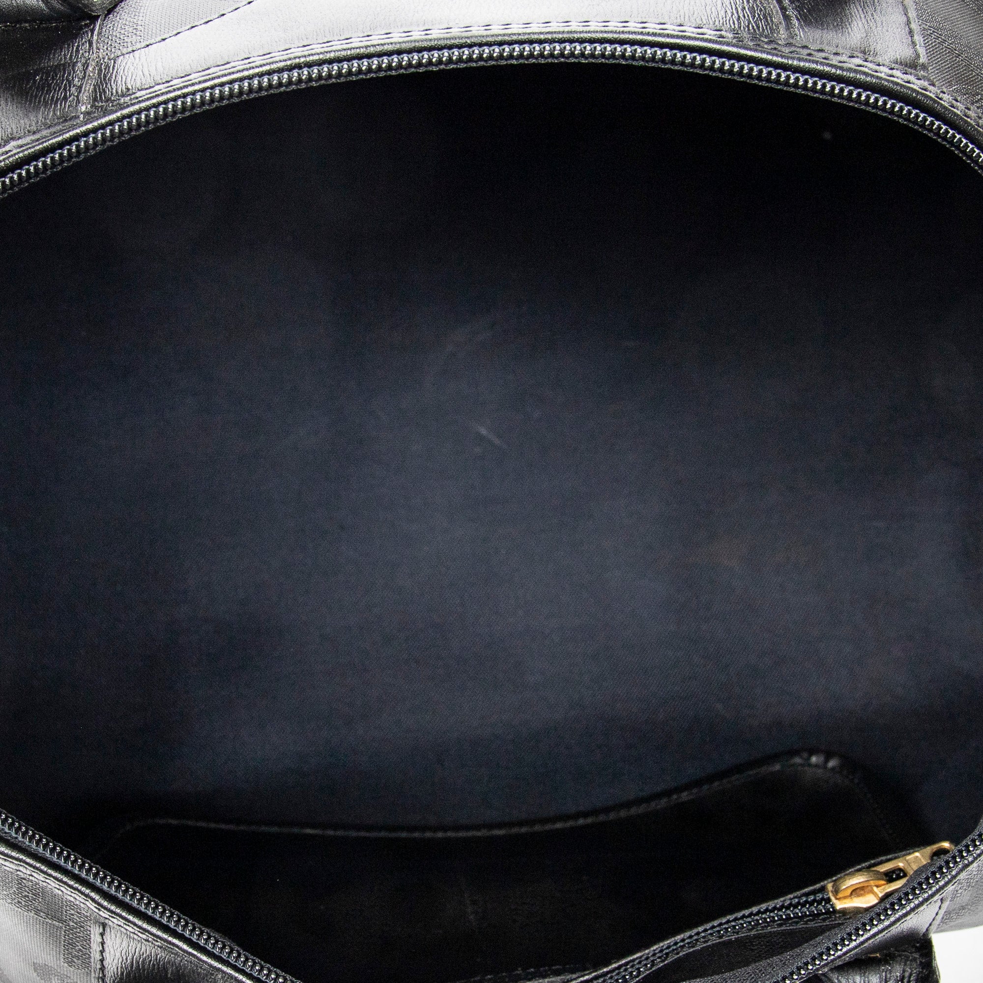 Travel Bag Vintage Medium Travel Boston Black Diorissimo Coated Canvas