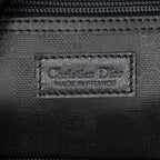 Travel Bag Vintage Medium Travel Boston Black Diorissimo Coated Canvas