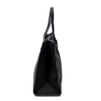 Shoulder Bag Triple Strand Tote Black Zucchino Canvas