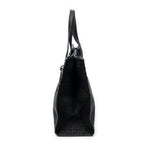 Shoulder Bag Triple Strand Tote Black Zucchino Canvas