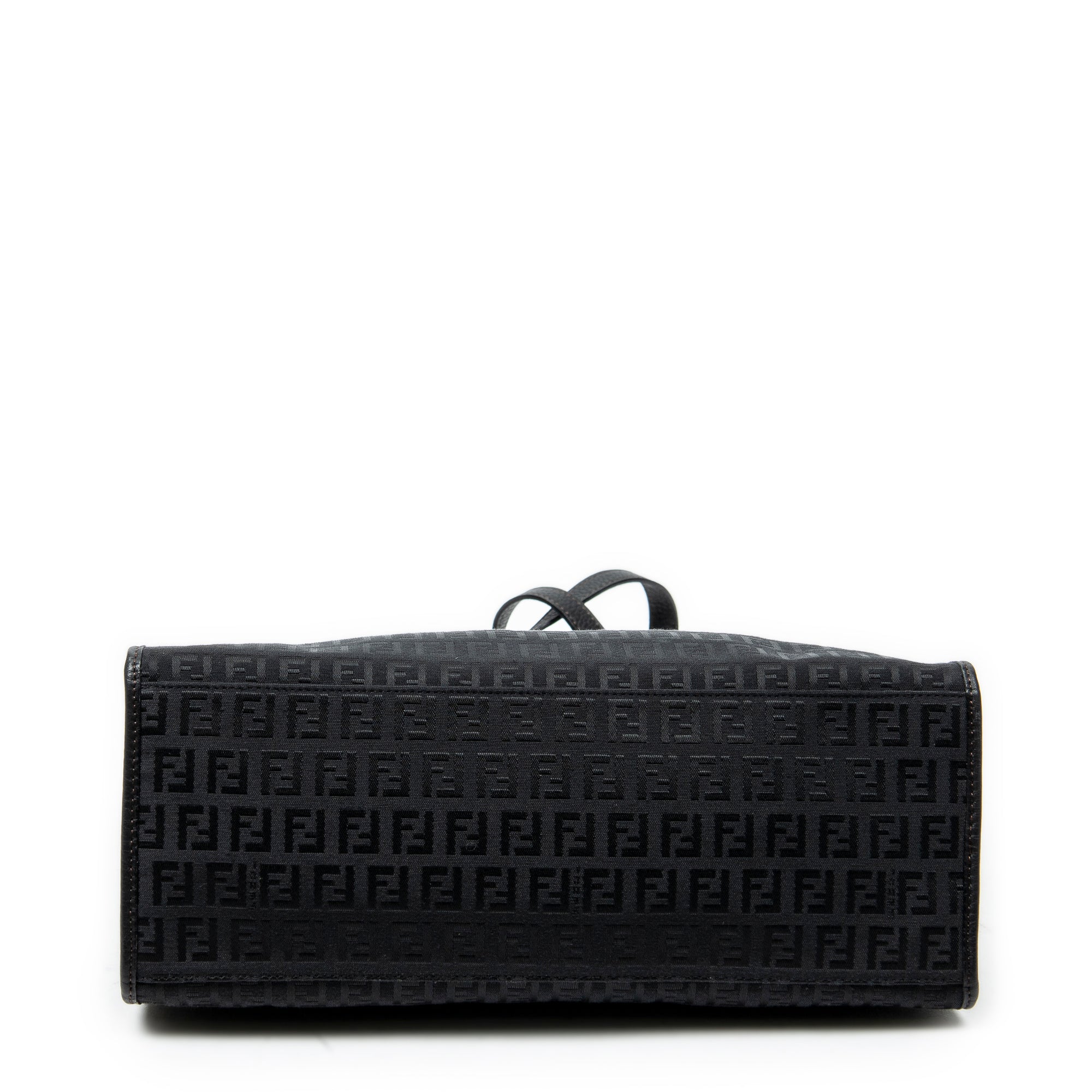 Shoulder Bag Triple Strand Tote Black Zucchino Canvas
