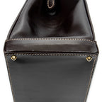 Shoulder Bag Frame Zip Tote Beige Zucca Canvas
