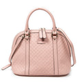 Shoulder Bag Medium Dome Tote Pink Microguccissima Leather