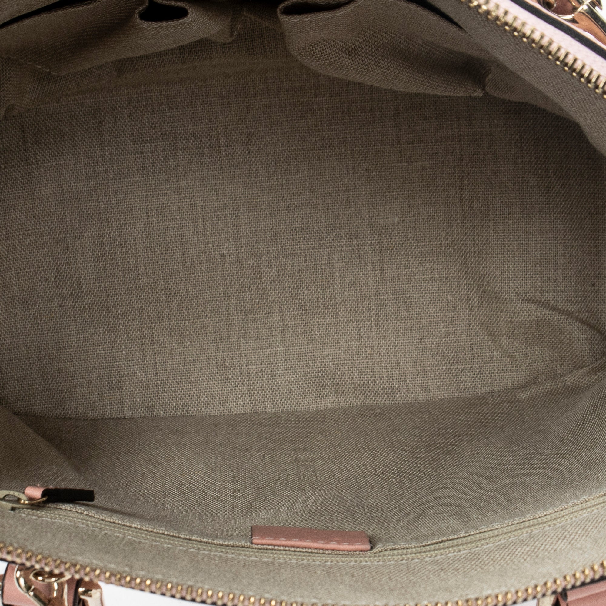 Bolso de Hombro Mediano Dome Tote Piel Microguccissima Rosa