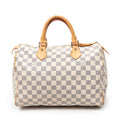 Handbag Speedy 30 Ivory Damier Azur
