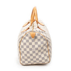 Handbag Speedy 30 Ivory Damier Azur
