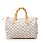 Handbag Speedy 30 Ivory Damier Azur