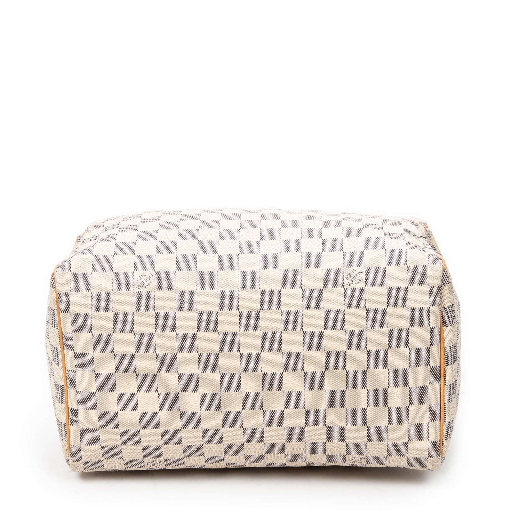 Handbag Speedy 30 Ivory Damier Azur