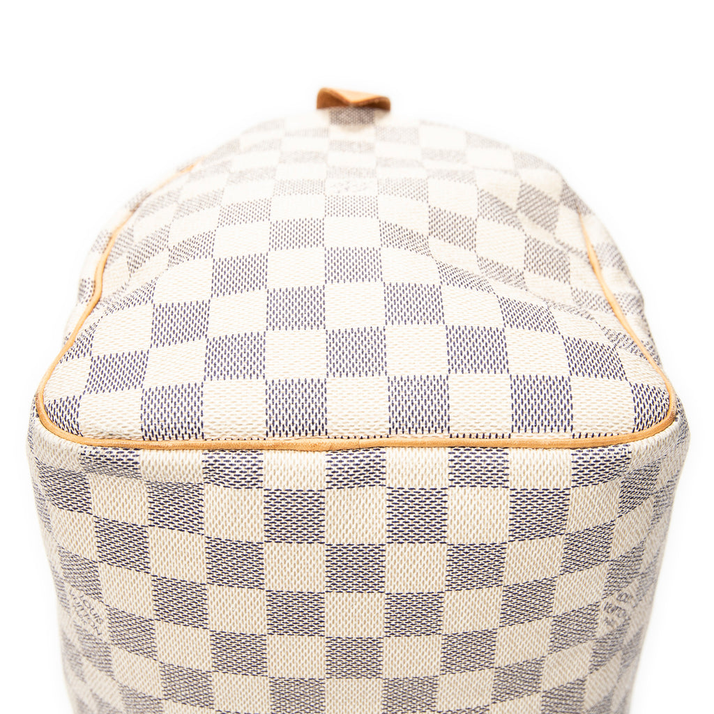 Handbag Speedy 30 Ivory Damier Azur