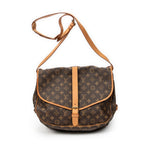 Shoulder Bag Saumur GM Brown Monogram Canvas