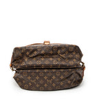 Shoulder Bag Saumur GM Brown Monogram Canvas