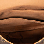 Shoulder Bag Saumur GM Brown Monogram Canvas