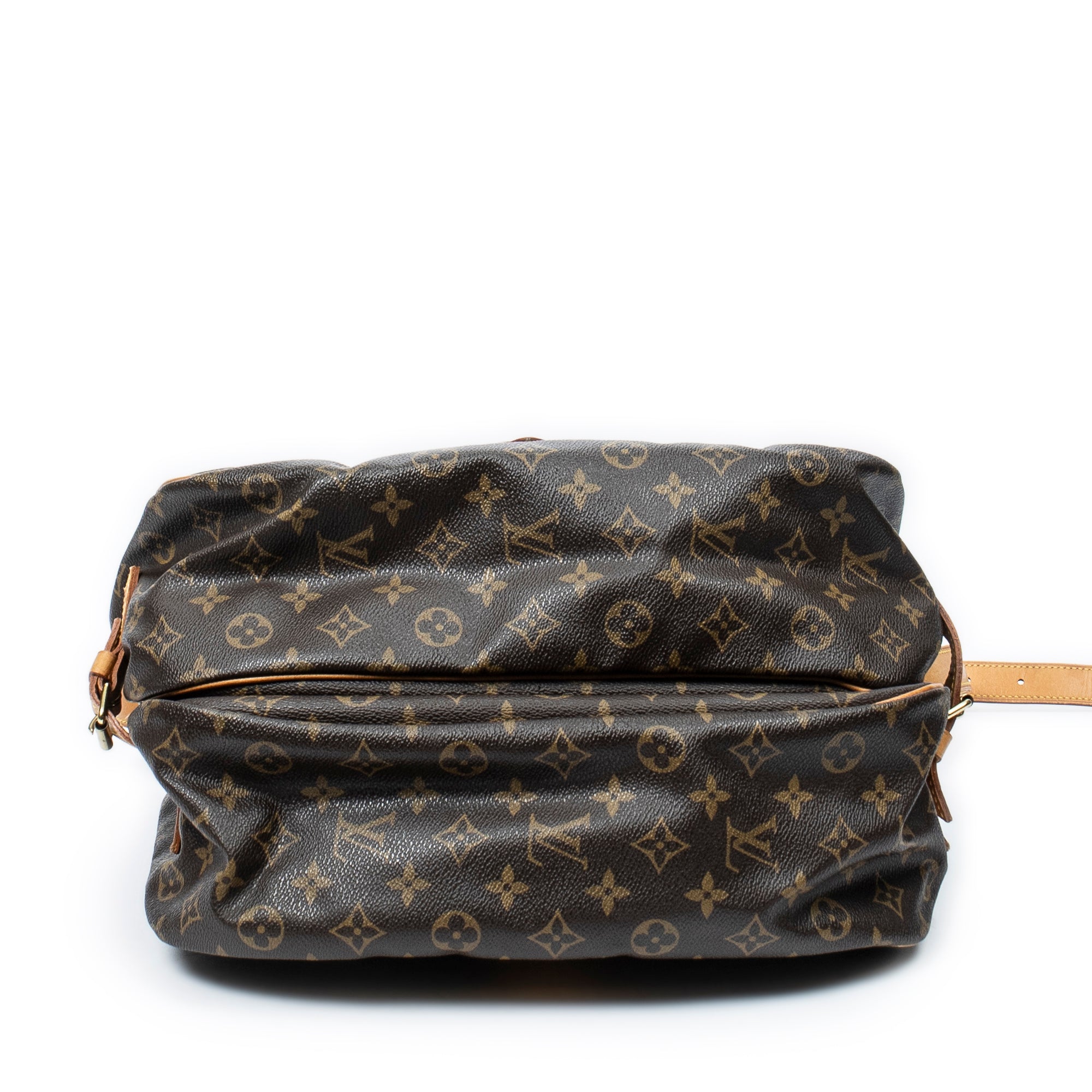 Shoulder Bag Saumur GM Brown Monogram Canvas