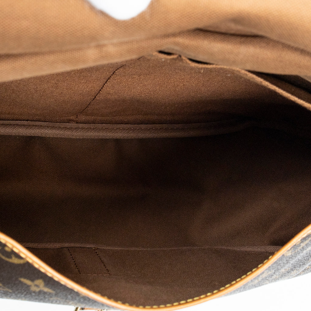 Shoulder Bag Saumur GM Brown Monogram Canvas