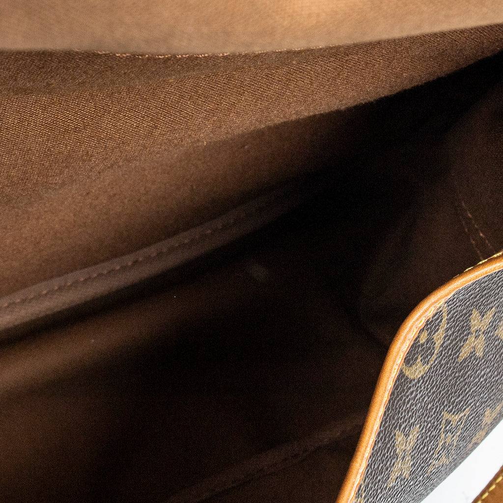 Shoulder Bag Saumur GM Brown Monogram Canvas