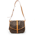 Shoulder Bag Saumur GM Brown Monogram Canvas