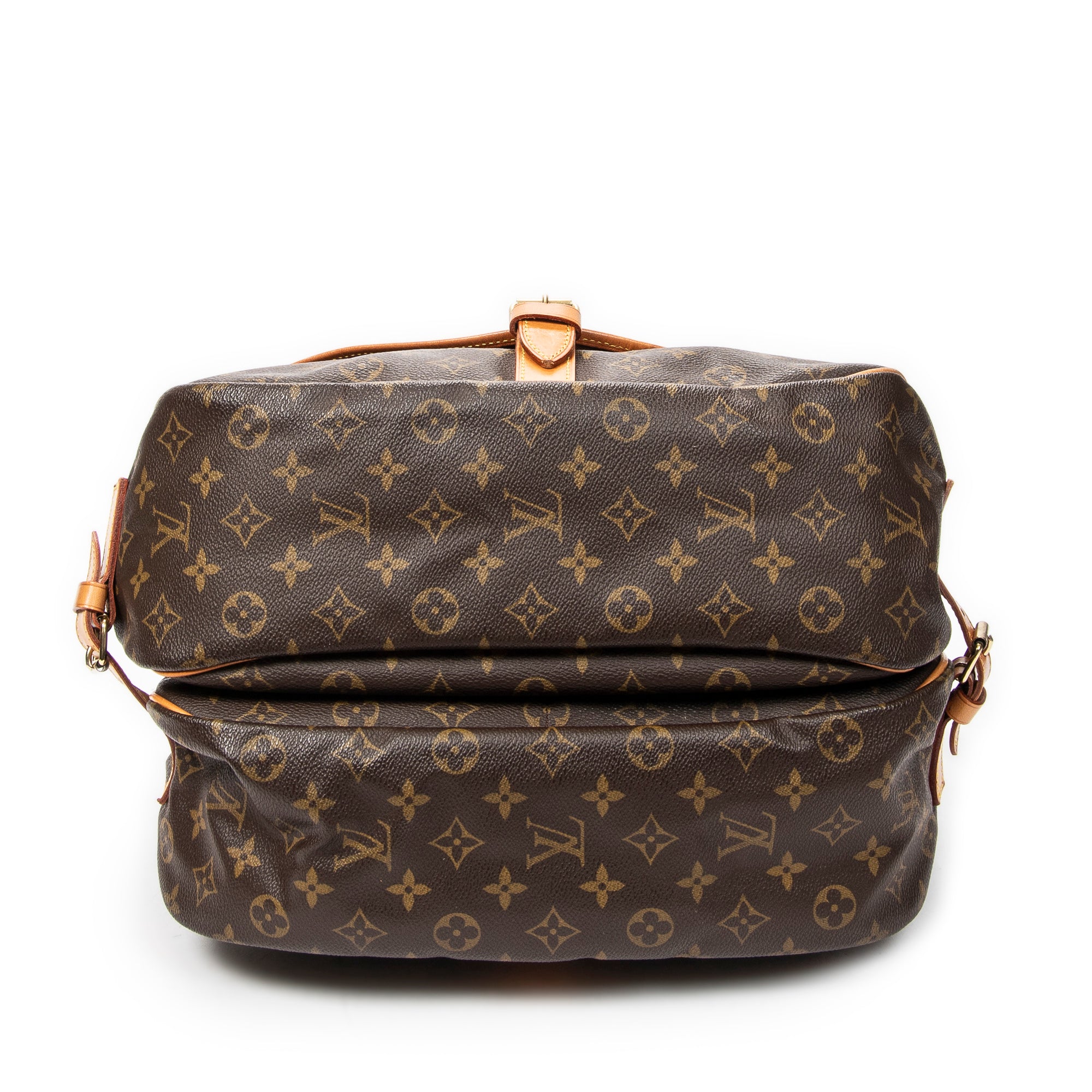 Shoulder Bag Saumur GM Brown Monogram Canvas