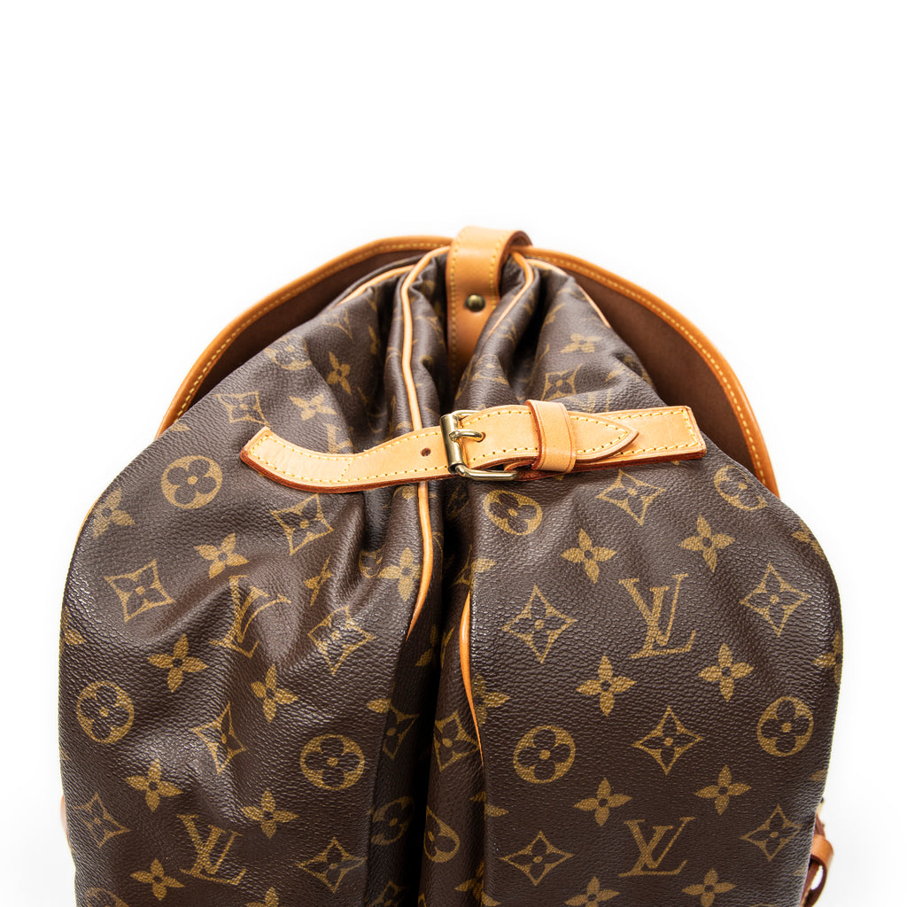 Shoulder Bag Saumur GM Brown Monogram Canvas