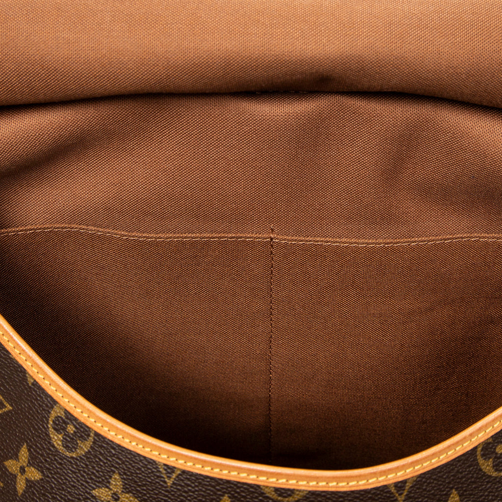Shoulder Bag Saumur GM Brown Monogram Canvas