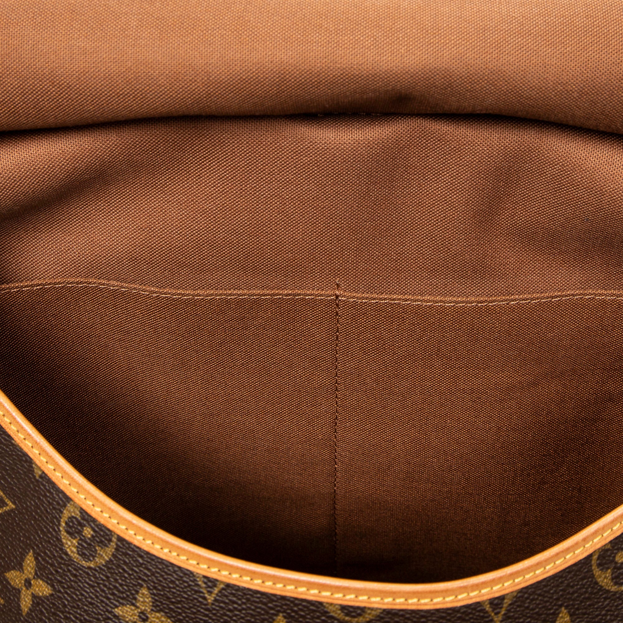 Shoulder Bag Saumur GM Brown Monogram Canvas