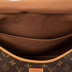 Shoulder Bag Saumur GM Brown Monogram Canvas