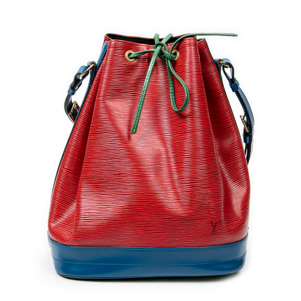 Shoulder Bag Noe Tricolor GM Red Epi