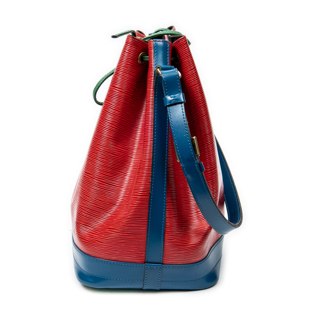Shoulder Bag Noe Tricolor GM Red Epi