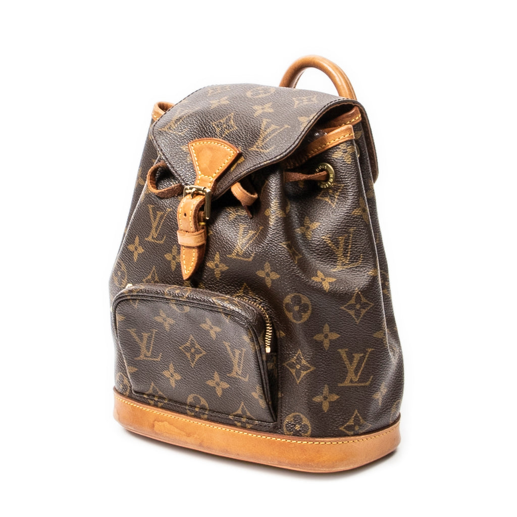 Backpack Montsouris PM Brown Monogram Canvas