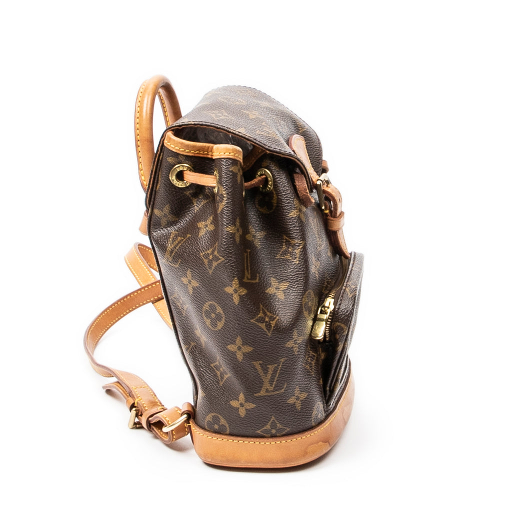 Backpack Montsouris PM Brown Monogram Canvas