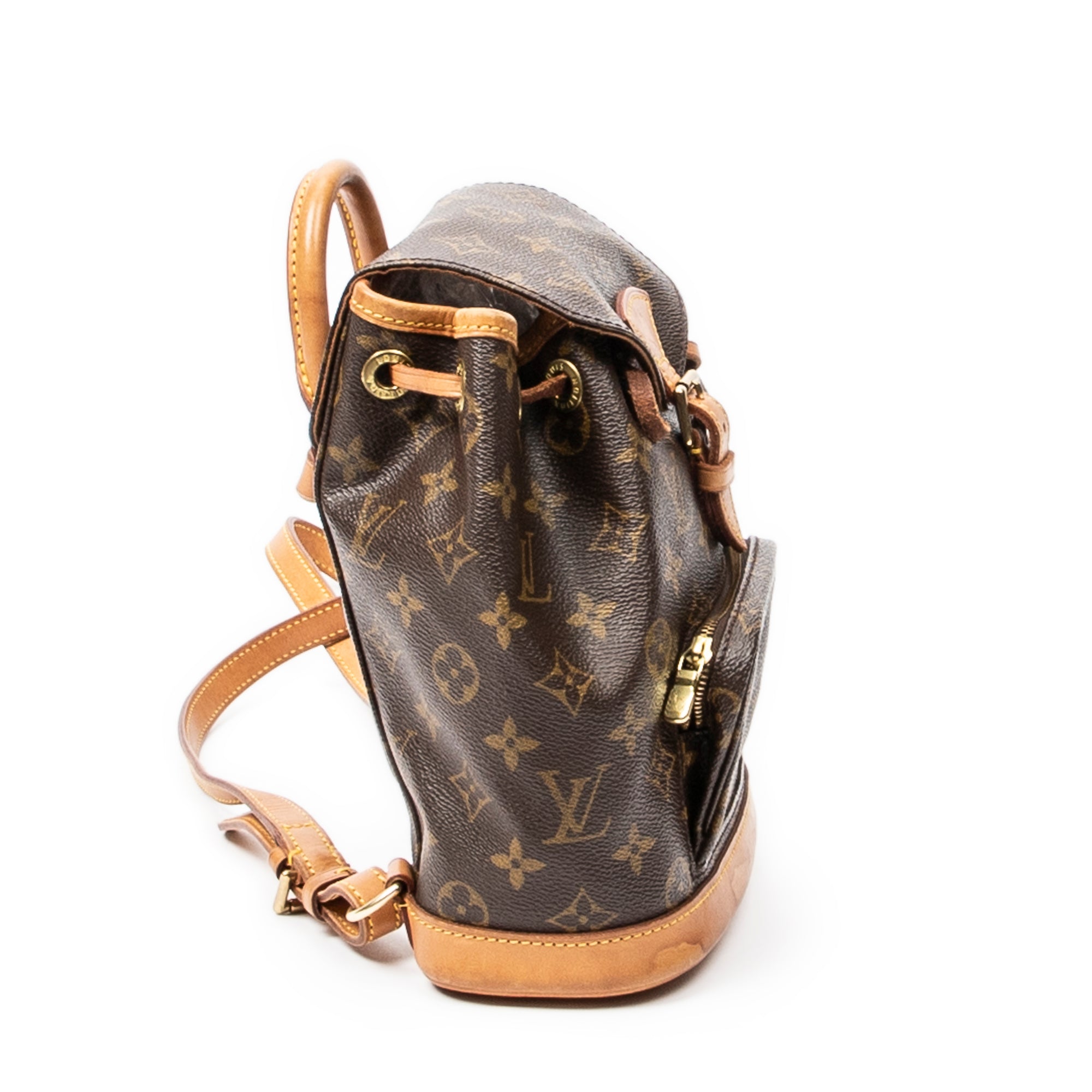 Backpack Montsouris PM Brown Monogram Canvas