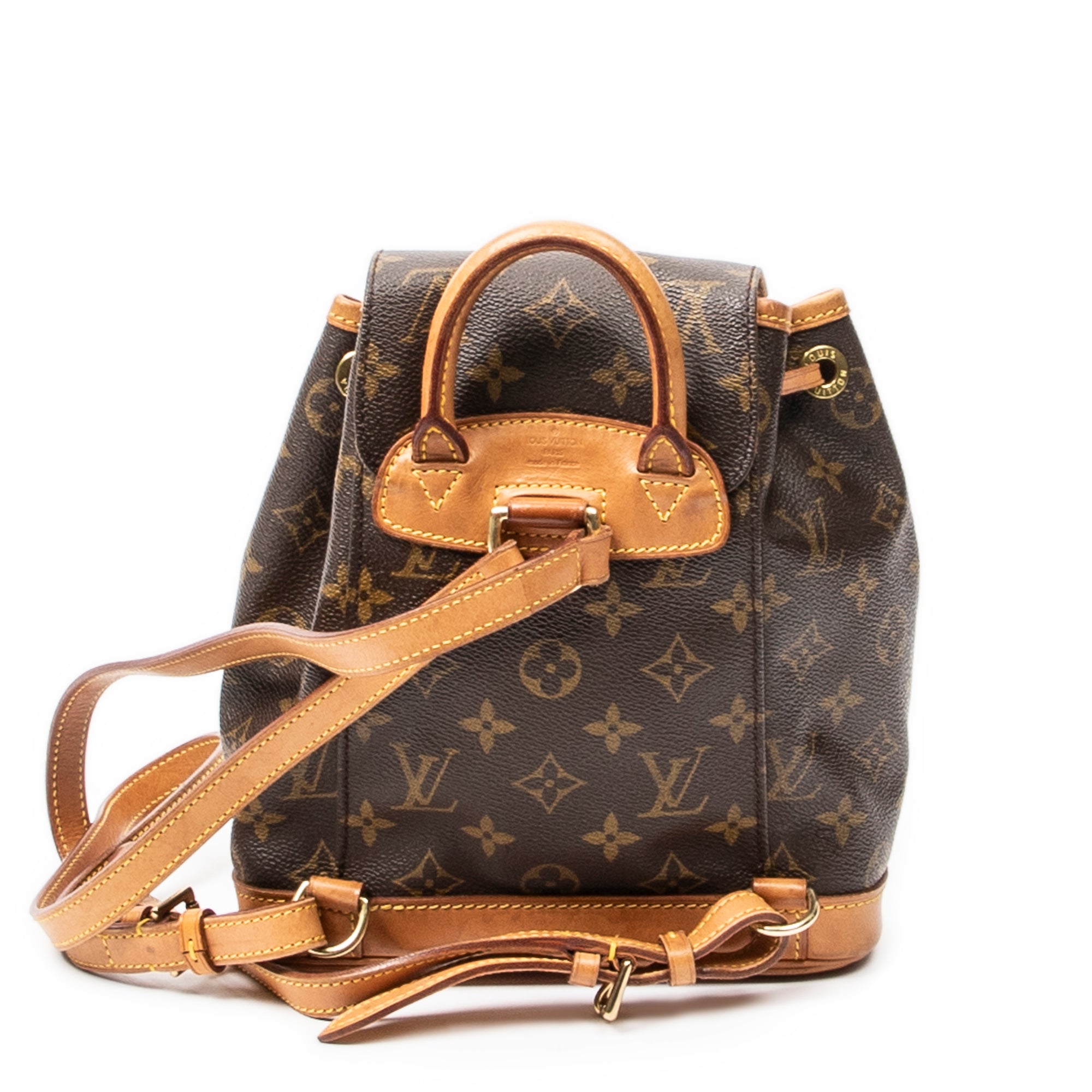 Backpack Montsouris PM Brown Monogram Canvas