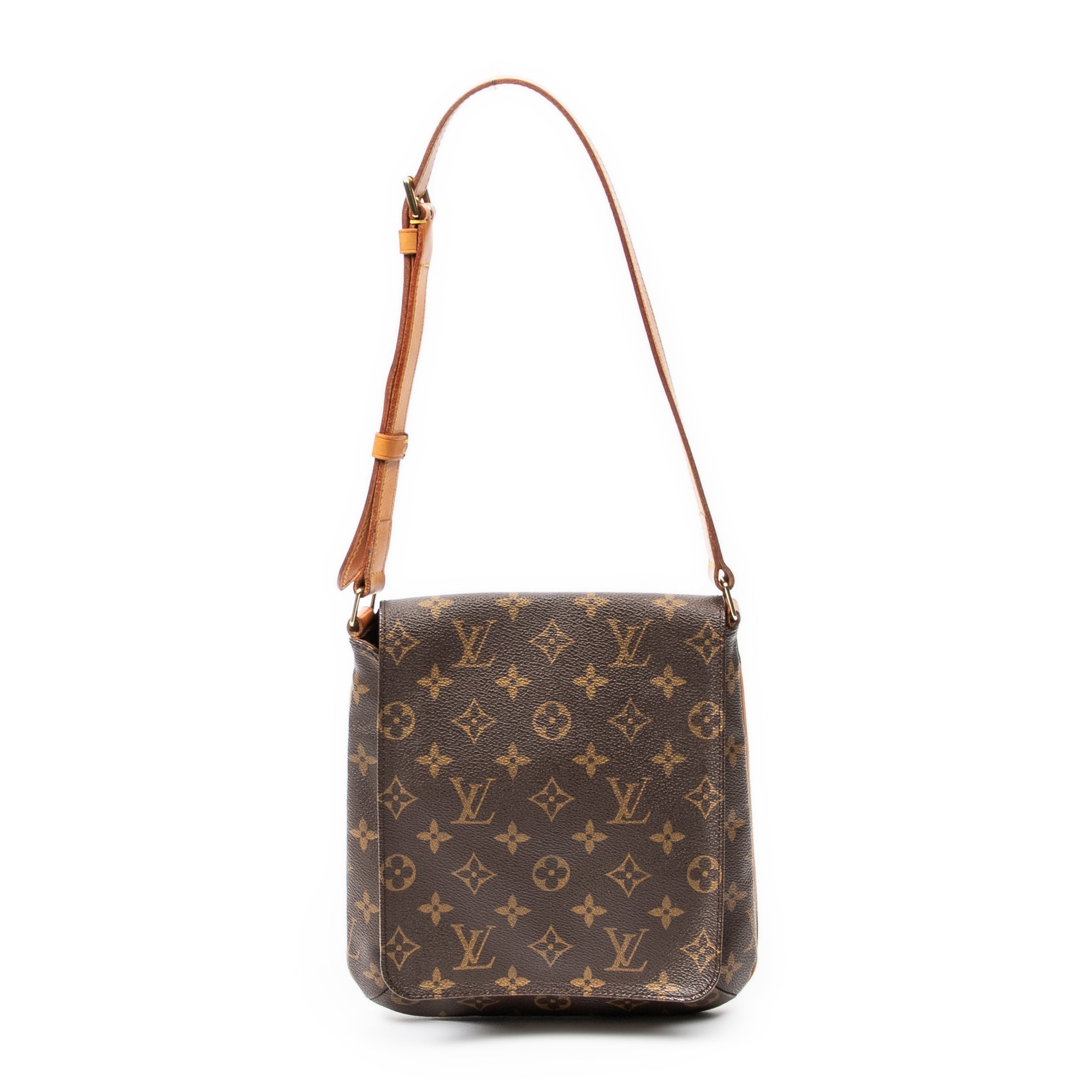 Shoulder Bag Musette Salsa Brown Monogram Canvas