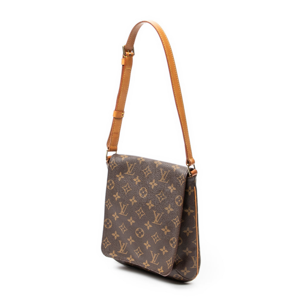 Shoulder Bag Musette Salsa Brown Monogram Canvas