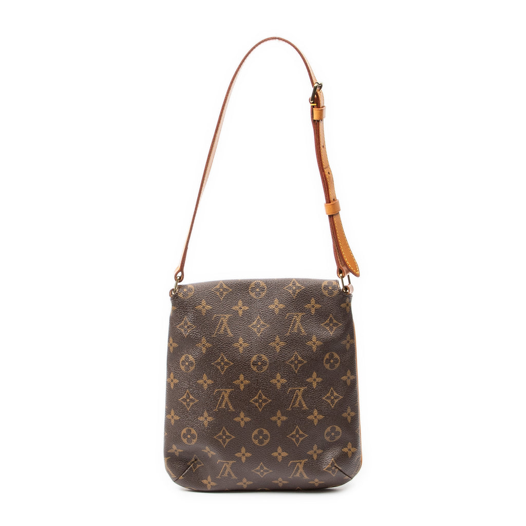 Shoulder Bag Musette Salsa Brown Monogram Canvas