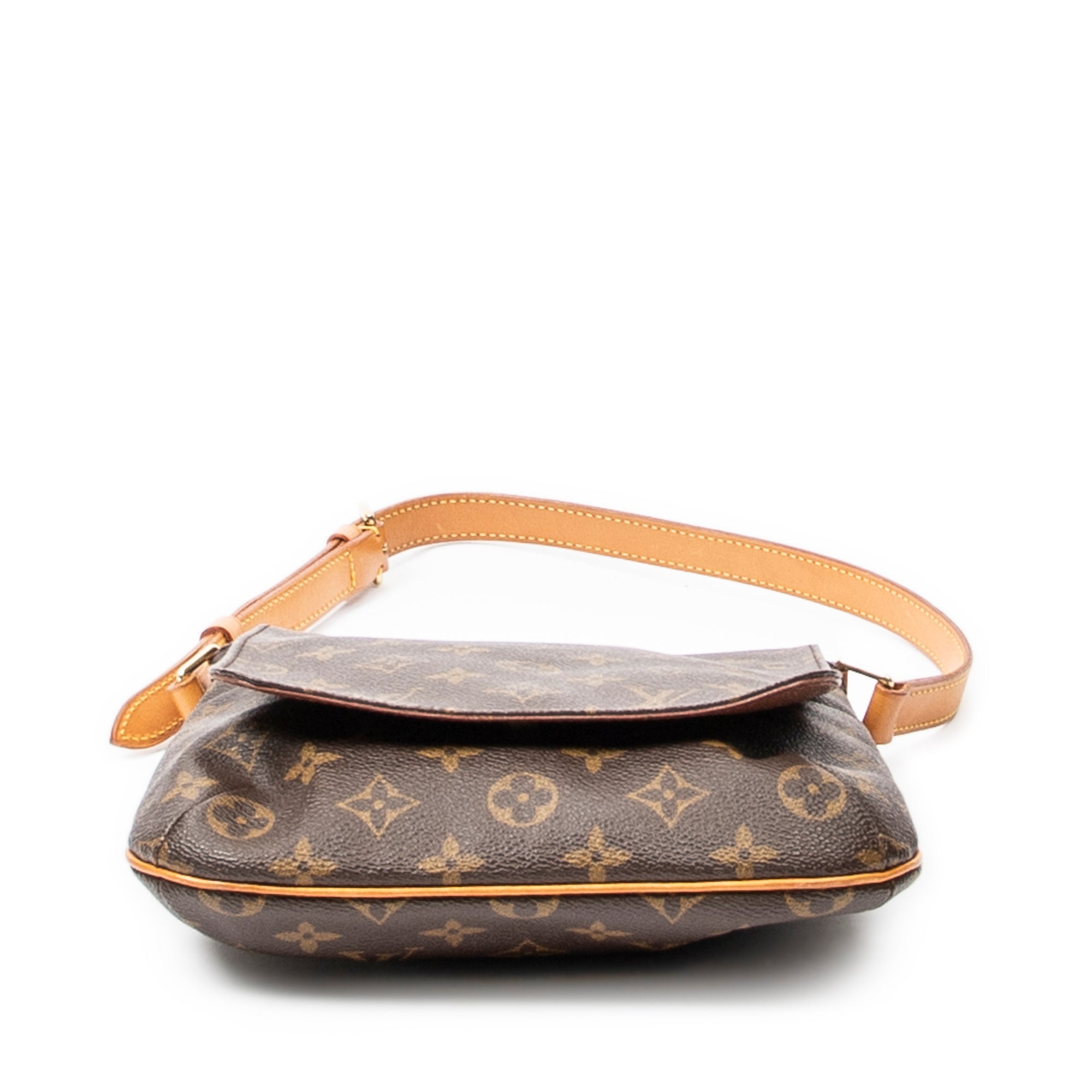 Shoulder Bag Musette Salsa Brown Monogram Canvas