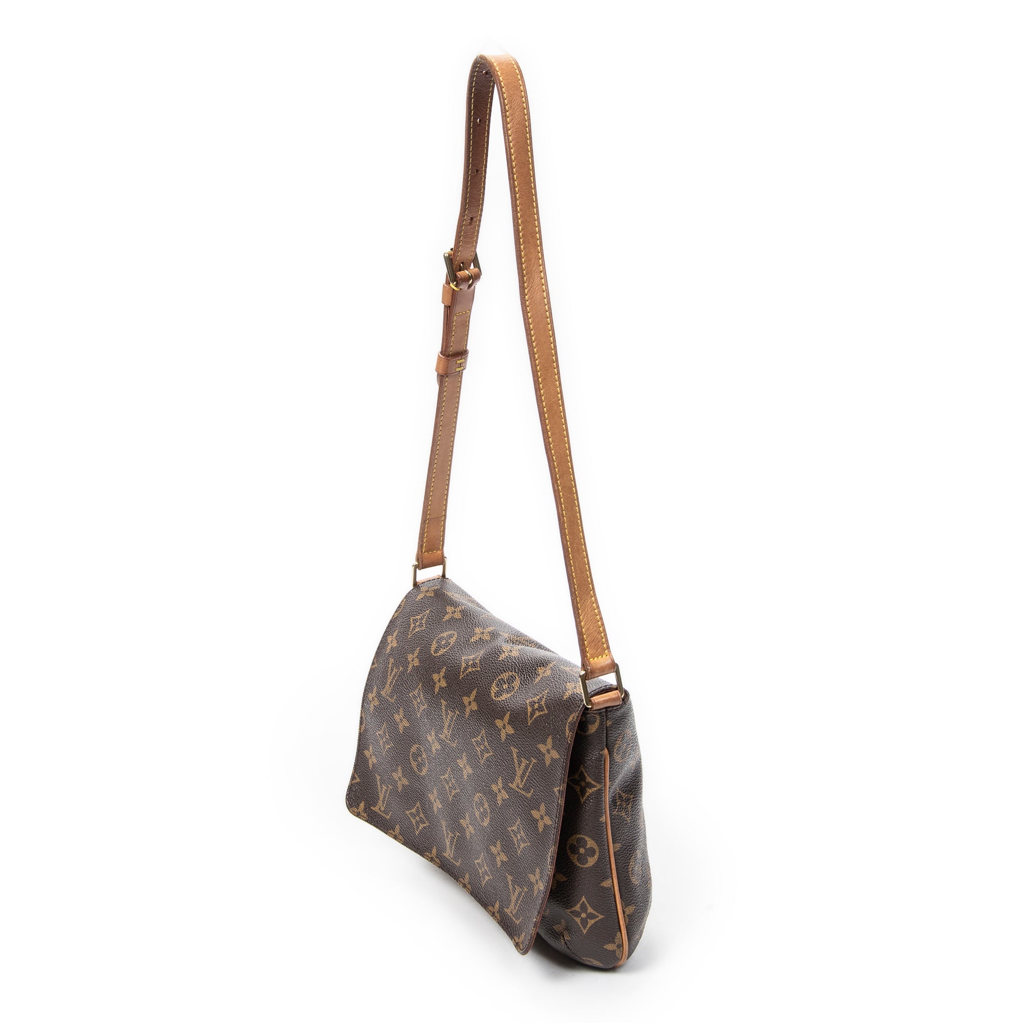 Shoulder Bag Musette Tango Brown Monogram Canvas
