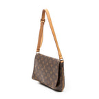 Shoulder Bag Musette Tango Brown Monogram Canvas