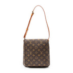 Shoulder Bag Musette Salsa Brown Monogram Canvas