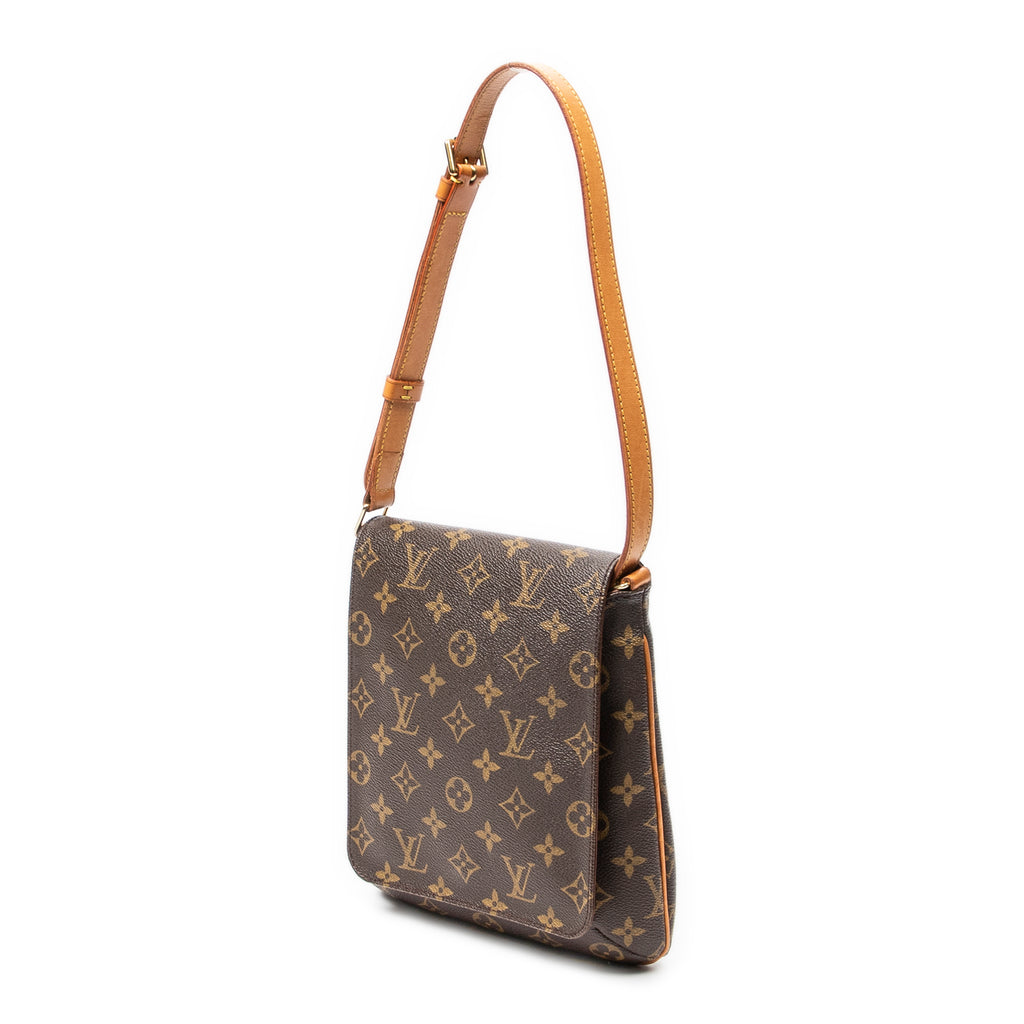 Shoulder Bag Musette Salsa Brown Monogram Canvas