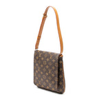 Shoulder Bag Musette Salsa Brown Monogram Canvas