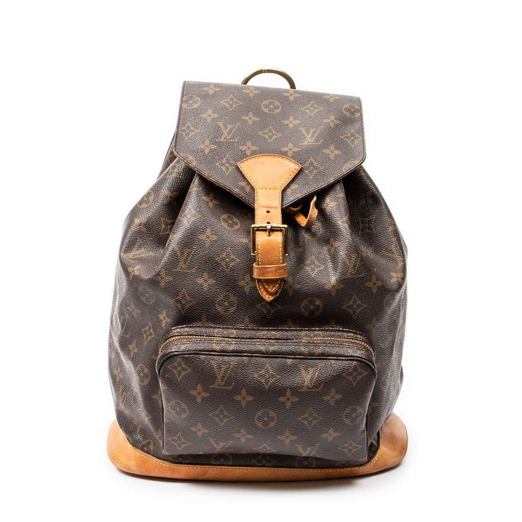 Backpack Montsouris GM Brown Monogram Canvas