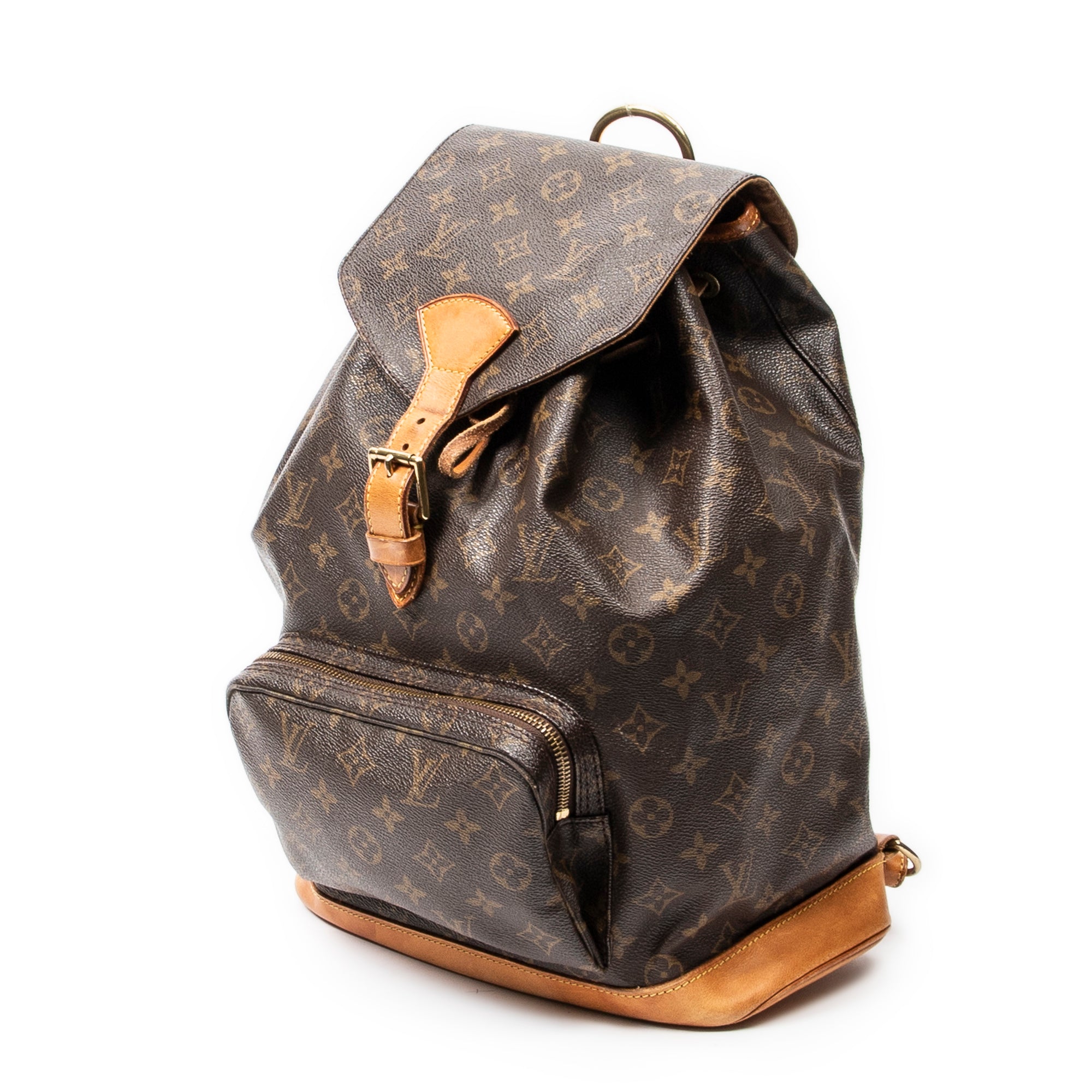 Backpack Montsouris GM Brown Monogram Canvas