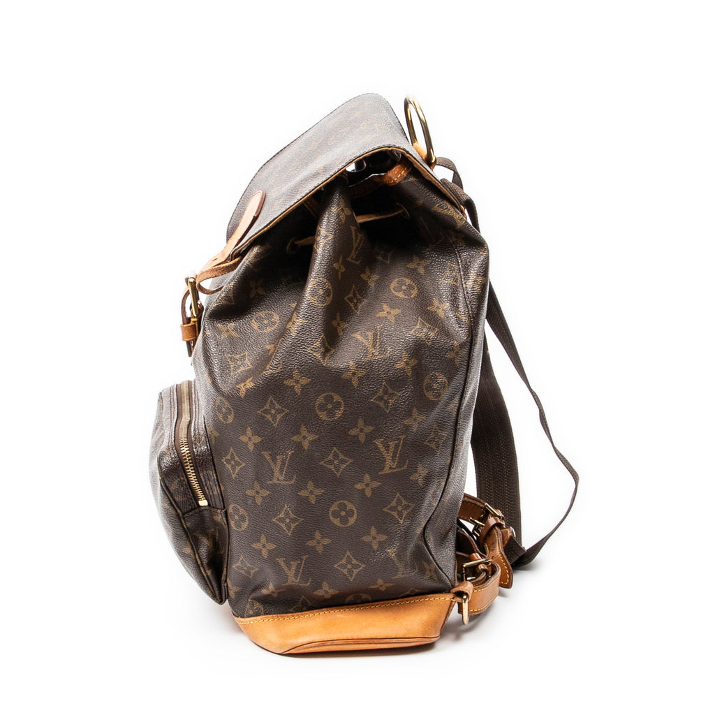Backpack Montsouris GM Brown Monogram Canvas